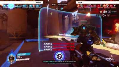 Slept an ulting genji 3 times in one game + nano boosted our genji