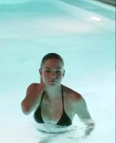 Maia Mitchell looking stunning coming out of a pool