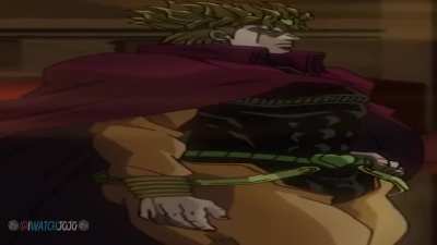 DIO when nobody is at the coffin when he spawns