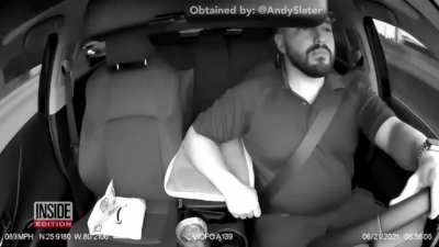 Idiot fires 11 shots at car he cut off claiming it was "tailgating" him.