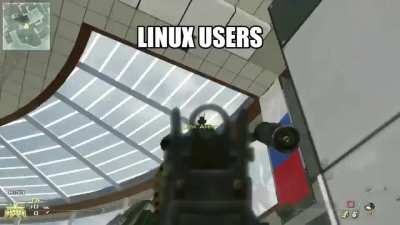 Linux users be like
