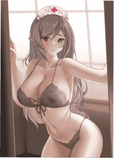 Elf nurse invites you for a healing massage [WANDERER]