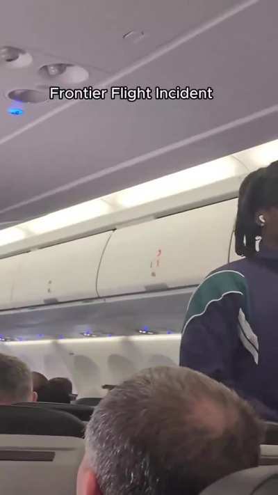 Menacing employees on a plane