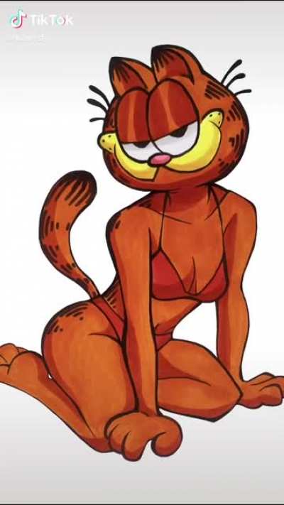 So so Garfield went to train