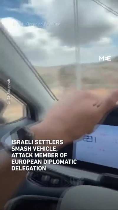Masked Israeli settlers attacked European diplomats and Palestinian farmers during the olive harvest near Taybeh, a Palestinian Christian village northeast of Ramallah, on Saturday. Diplomats from France, Belgium and Poland were present
