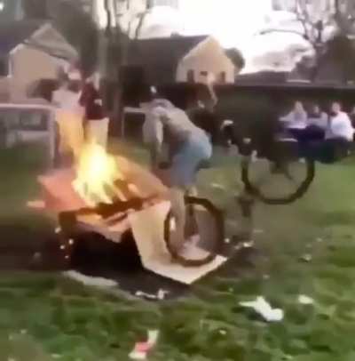 And it burns burns burns