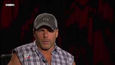 Shawn Michaels explains how he got his lazy eye to Bret Hart