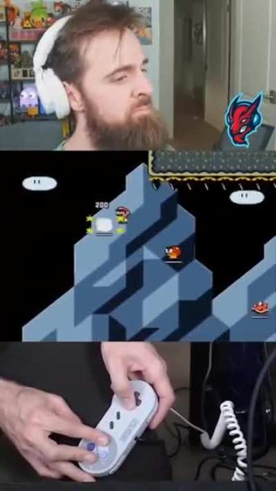 Pro playing Mario