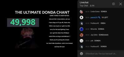 Guy says Donda 50000 times (Credits to KuraxKura on YouTube)