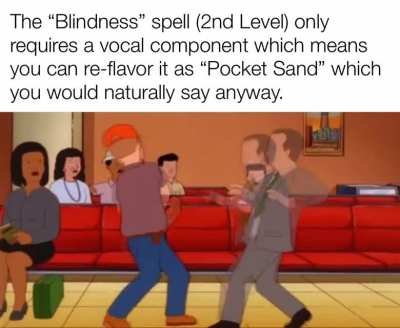 POCKET SAND!!!