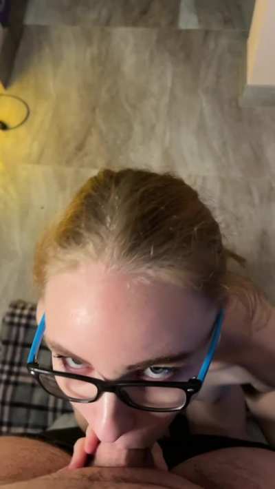 Daddy, can you finish in my throat?