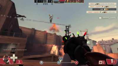 Babys first double airshot. Insane reaction!