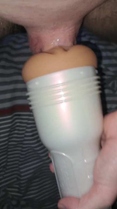Trying my new fleshlight