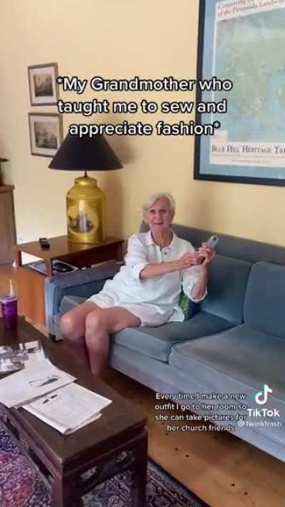 Supportive grandmother