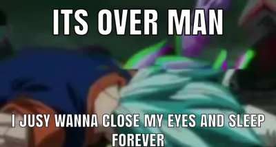 I just wanna sleep&hellip;