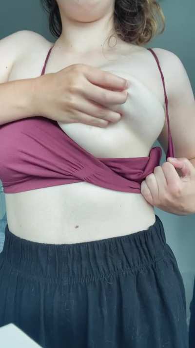 Would you suck my tits while you fuck me? [REVEAL]