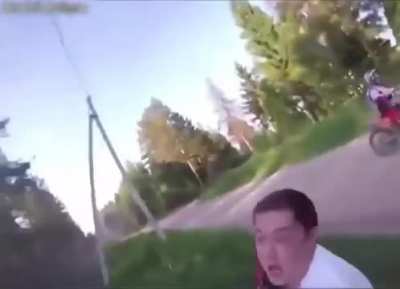 Dirtbiker Attacked by Motorist
