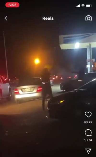Gas station shootout in Columbus, Ohio