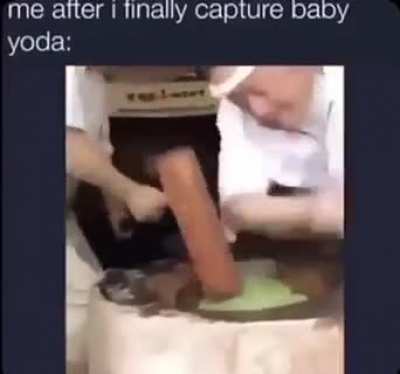Baby Yoda dough