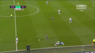 Bernardo Silva skill against Brighton