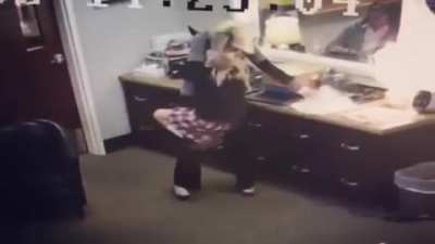 Security Cam Catches The Moment A Young Girl Finds Out She&rsquo;s Going To Be Adopted.