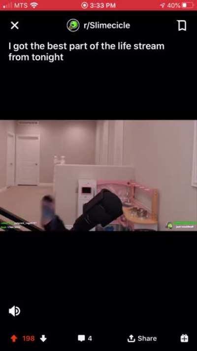 Best part of slime&rsquo;s stream last night