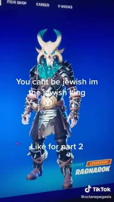 Fortnite kid wants to be Jewish, but the Jewish King will not let him 😢