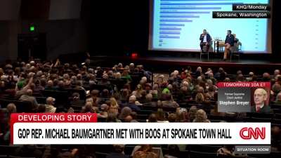 Angry voters confront GOP lawmaker at town hall in Washington