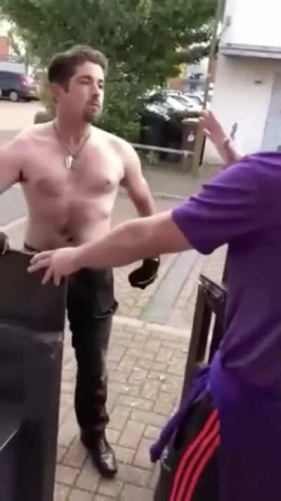 Tough guy meets elbow
