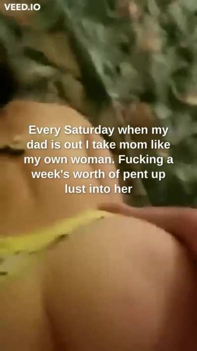 Doggystyle MILF Mom Son Taboo Thong Porn GIF by saberkazumi