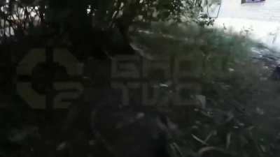 First-person footage of Ukrainian SSO fighters from the "Group Two" unit during street fighting near Pivnichne, Donetsk region