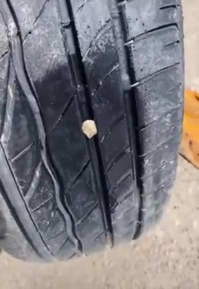 Get rocks out of your tires