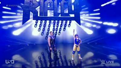 Tonight on RAW, Part 1: Nikki A.S.H &amp;amp; Rhea Ripley get a championship contender's match vs Natalya &amp;amp; Tamina!