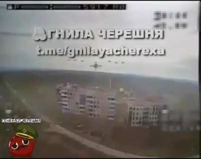 Drone operators "General Chereshnya-7" hit communication antennas used by Russians in Nesteryanka, Zaporizhzhia region.  (02/March/2024)