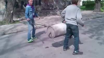Trash cannon