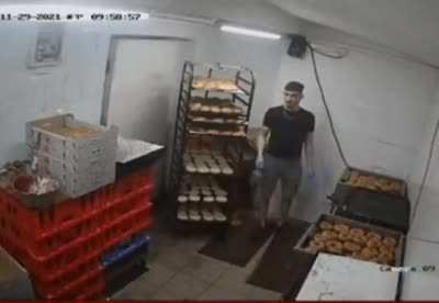 WCGW Checking Cellphone While Frying