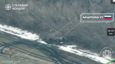 Long-range visual surveillance complex "Murom-M" was hit by drone operator from the 15th Mobile Border Detachment "Steel Border" in the Kharkiv region (Published on 24/March/2024)