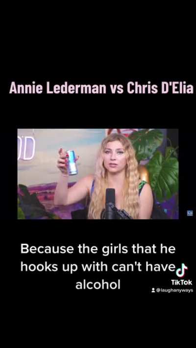 Annie Lederman roasting Chris D&rsquo;Elia