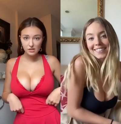 Which busty babe are you picking? Rachel Pizzolato or Sydney Sweeney
