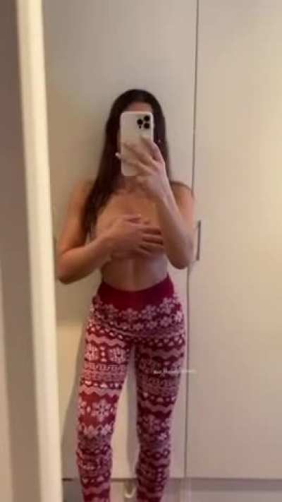 Mirror mirror on the wall, who has the biggest tits of them all
