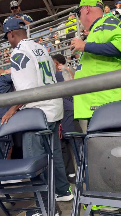 My video from section 314 fight at Seahawks game (Earlier start than other posts)