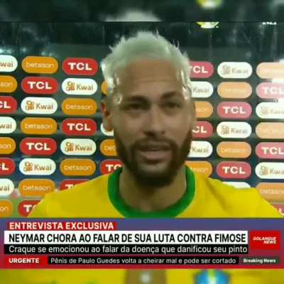 Menino Ney é gente como a gente... 😢