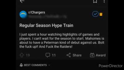 "Mahomes is about to have a Peterman kind of debut against us" is my favorite one