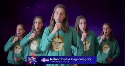 Da&eth;i Freyr had one of the best messages in last nights "Europe Shine a Light"