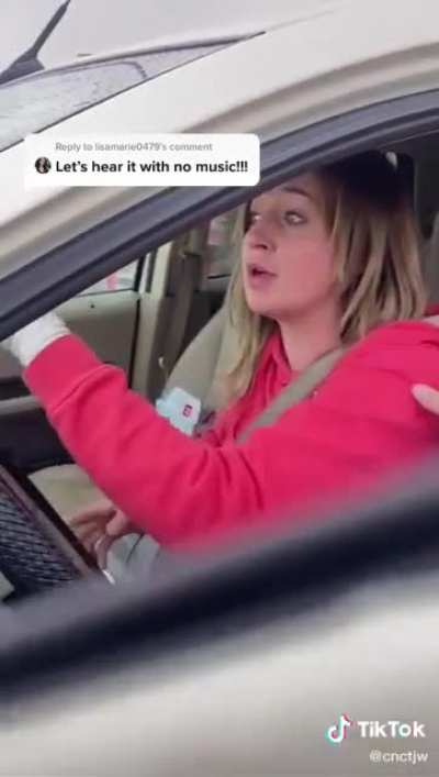 Drunk woman sleeping in her car is woken up by concerned citizens