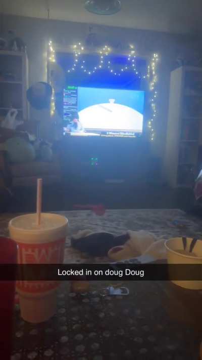 Bro is locked in