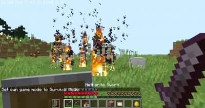 I replaced blazes in Minecraft with Ness