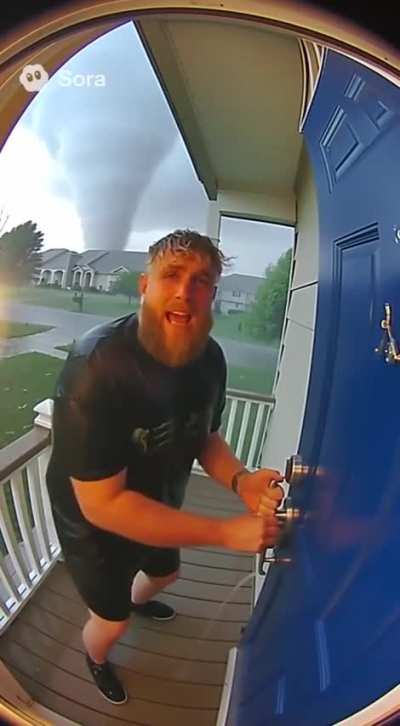 Jake Paul&rsquo;s speech during the hurricane
