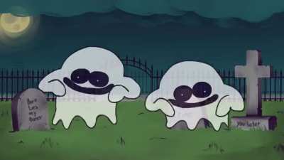 Vamo el SpookyMonth (Rod disfrazate de esqueleto para el stream y el tiki de pancho). Cr&eacute;ditos a Sr. Pelo
