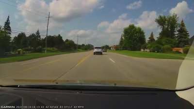 This idiot rear-ended me going about 40 mph or so. Didn&rsquo;t even slow down. I&rsquo;m case anyone here needs to hear this: if you&rsquo;re texting/using social media/doing anything on your cell while driving, knock it the fuck off. Now.